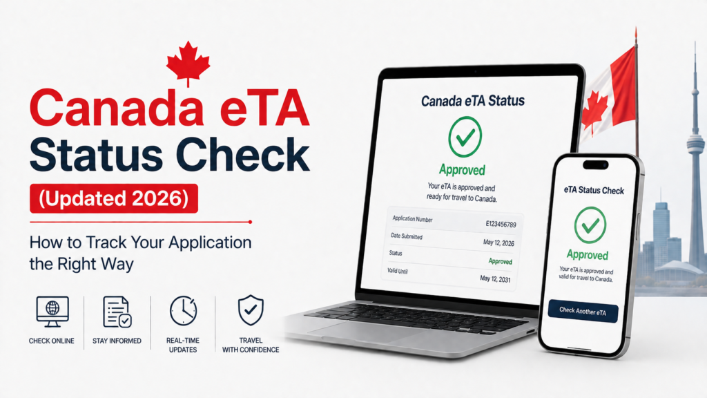 Canada eTA Status Check (Updated 2026): How to Track Your Application the Right Way